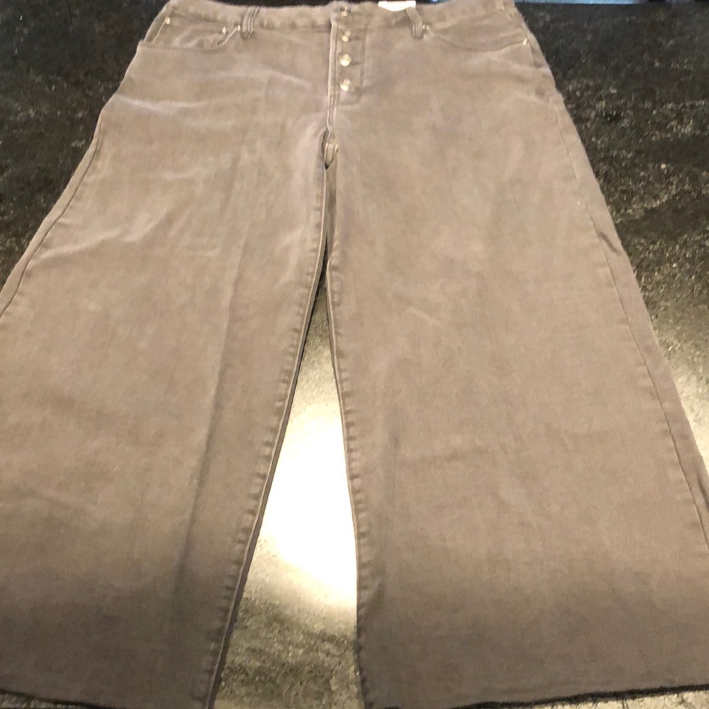 NWT Time and Tru, high rise stretch, black wash, size 16